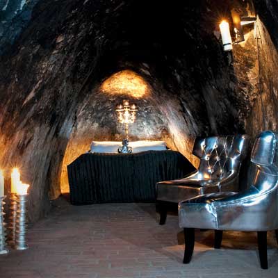 Inside the Silvermine Suite from world's wildest houses gallery nine