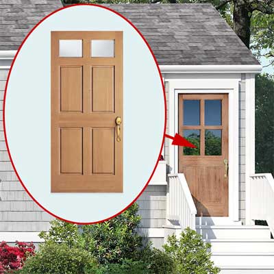 photoshop redo Entry Doors for Perking up a Plain Cape Cod