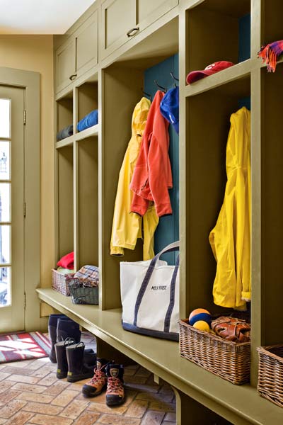 whole-house farmhouse remodel after mudroom storage