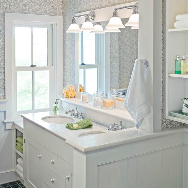 whole-house farmhouse remodel after master bath