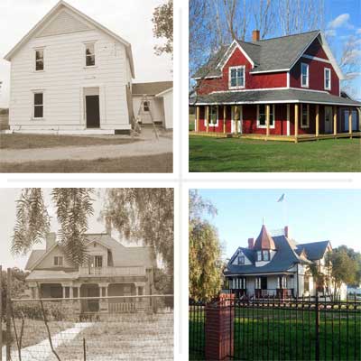 two before and after examples of houses remodeled from scary to spectacular