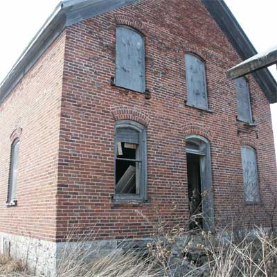 Before: Vacant for 100 Years  for scary to spectacular remodels 