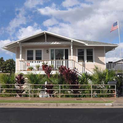 After: Hawaiian House Built by Love for scary to spectacular remodels 