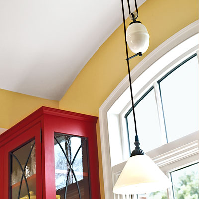 retro pulley light pendant