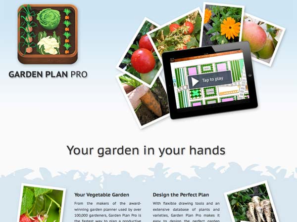 Top 100 Products 2012 outdoor living mobile app garden plan pro