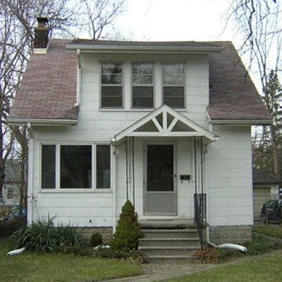 Craftsman bungalow before whole house remodel