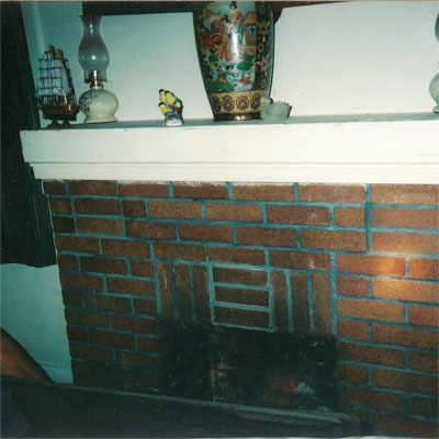 fireplace before