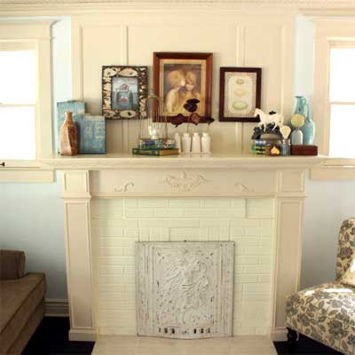 fireplace after