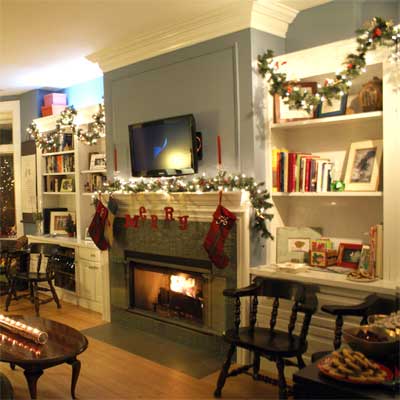 fireplace after