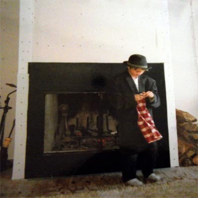 fireplace before