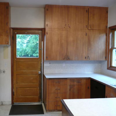 Paying Homage to the 1909 House: Before image for TOH Reader Remodel Kitchen 2012