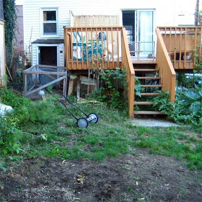 Spacious Vegetable Garden: Before  for the this old house reader remodel yard and garden winners 2012