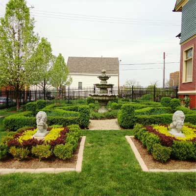 Formal Victorian Garden: After for the this old house reader remodel yard and garden winners 2012