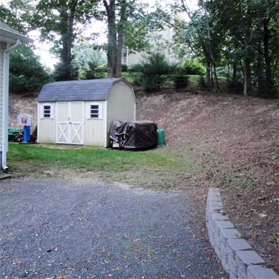 Backyard for Kids to Play: Before for the this old house reader remodel yard and garden winners 2012