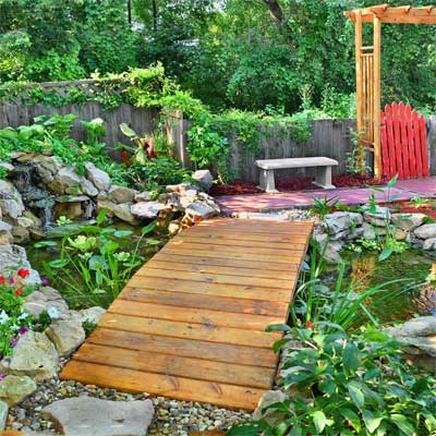 Serene Koi Pond: After  for the this old house reader remodel yard and garden winners 2012