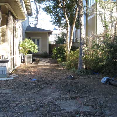 DIY Painted Pergola: Before for the this old house reader remodel yard and garden winners 2012