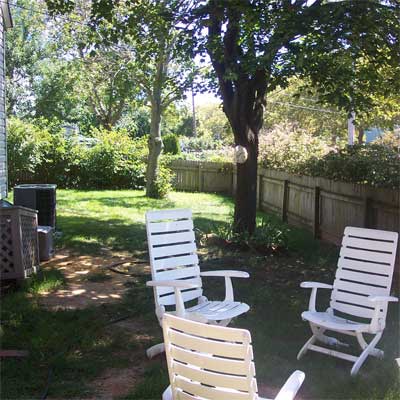 Fit for Entertaining: Before  for the this old house reader remodel yard and garden winners 2012