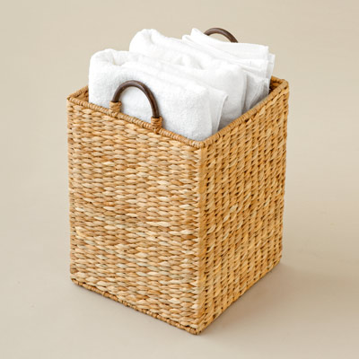 sea grass woven basket