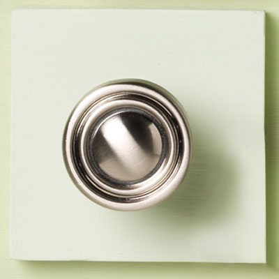 zinc cabinet knob with simple ring design
