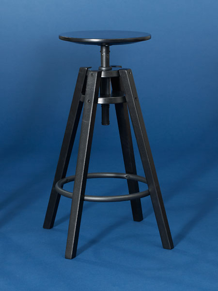 Painted birch backless stool from this old house shopping
