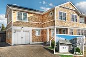 before and after of above-the-garage bedroom addition