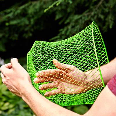 how to use a mesh basket to protect against vole damage