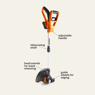 Worx GT 18-volt lightweight string trimmer-edger