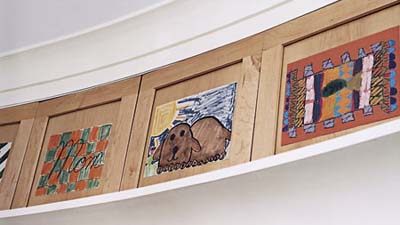 ceiling-height cabinet doors