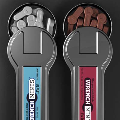 Mint and Cinnamon Wrench Mints