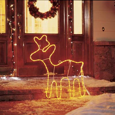 LED reindeer lights