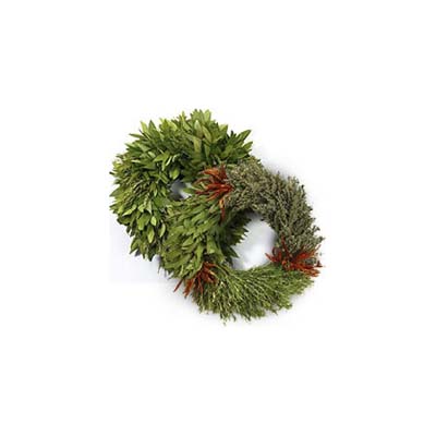 3 herb wreath pair