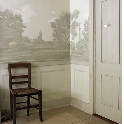 illustrated dining room walls