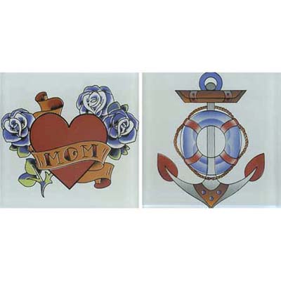 tatto designs for bathrooms