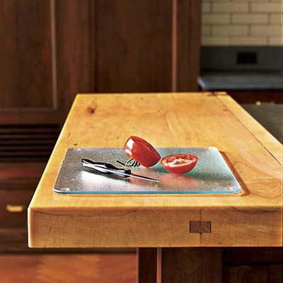 Cutting Boards in converted Carriage House