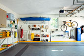 neat organized garage