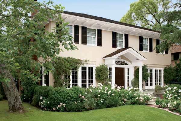 Colonial House Colors Exterior with Shutters Pictures