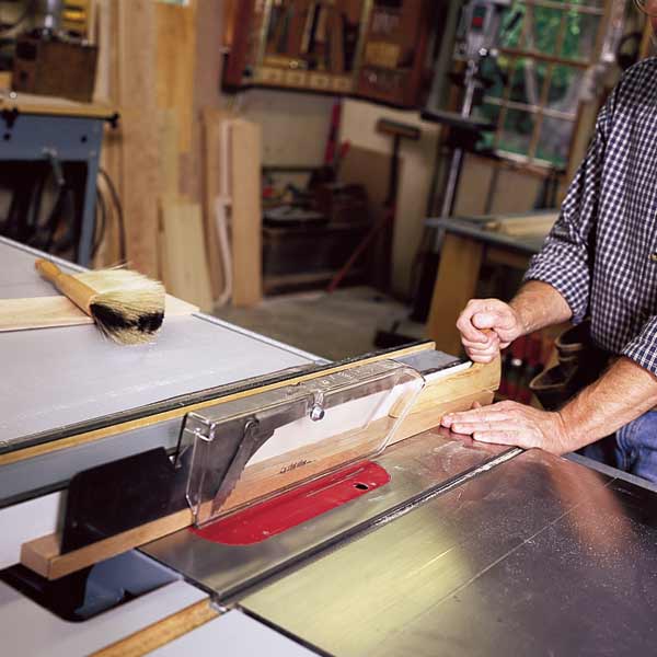 10 uses for weatherstripping foam weatherstripping on end of push block on table saw