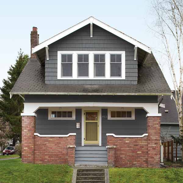 whole house remodel bungalow exterior