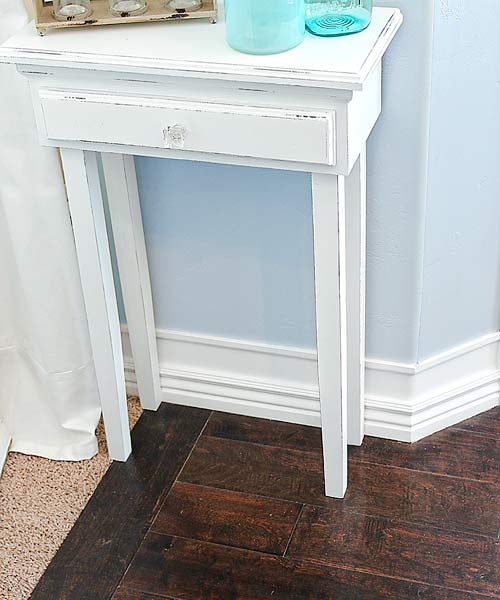money saving blogger DIY project beefed up baseboards with bead trim