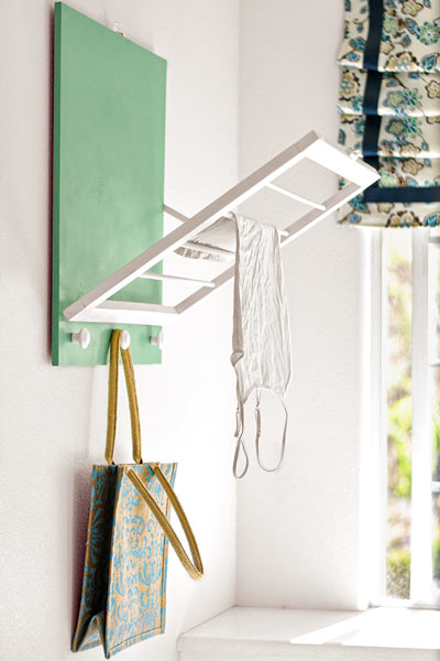 money saving blogger DIY project drying rack