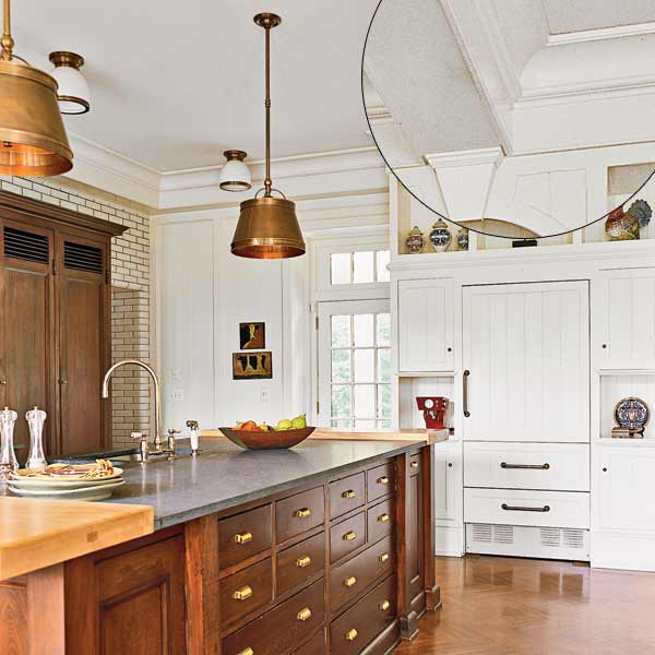 crown molding designs trim with coffering