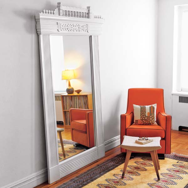 bedroom furniture step by step projects New Mirror with Old Trim
