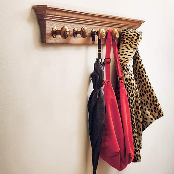 bedroom furniture step by step projects Doorknob Coatrack