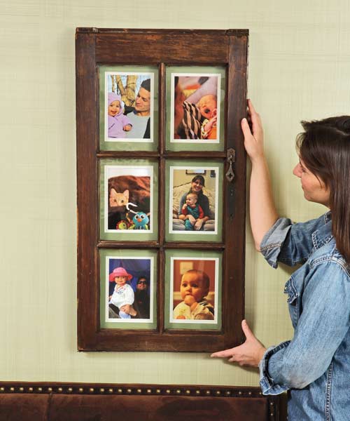 bedroom furniture step by step projects Window-Sash Picture Frame
