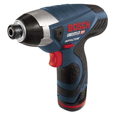Bosch's 10.8-volt impact driver weighs only 2.2 pounds