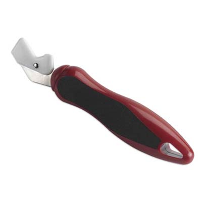 ergonomic, safety opener is a surgical-grade blade that will never need sharpening