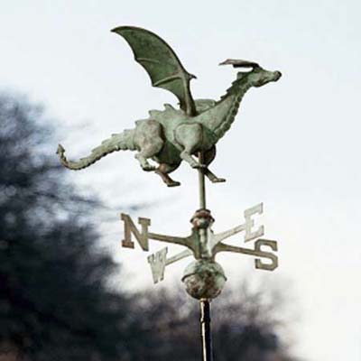 dragon shaped weathervane