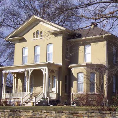 an old Italianate in Leavenworth, Kansas