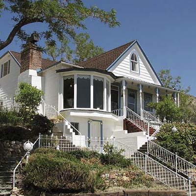 a Victorian-era cottage in Virginia City, Nevada