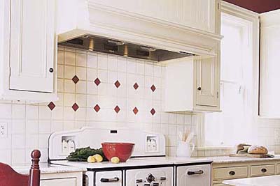 11+ Red tile backsplash info